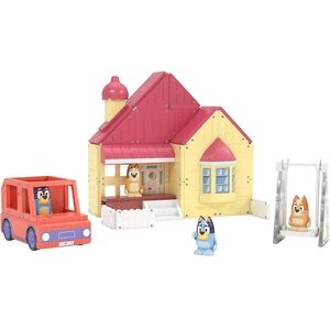 TileTown- Magnetic Bluey Heeler Home & Vehicle